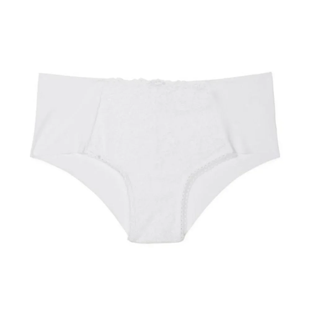 Victoria's Secret Sexy Illusions No-Show Lace Cheeky Panty White - Picture 9 of 9